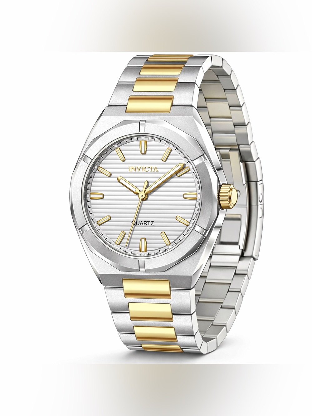 NWT Invicta Celestial Polaris Men’s 42MM Gold/Stainless Watch